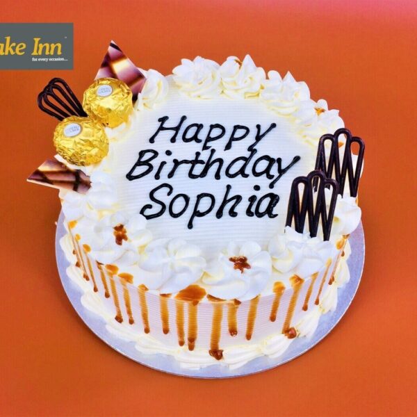 Caramel Theme Cake