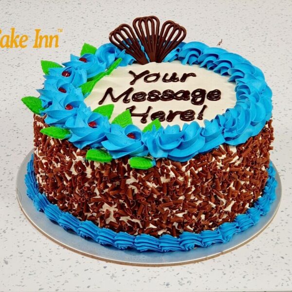 Blue Birthday Cake